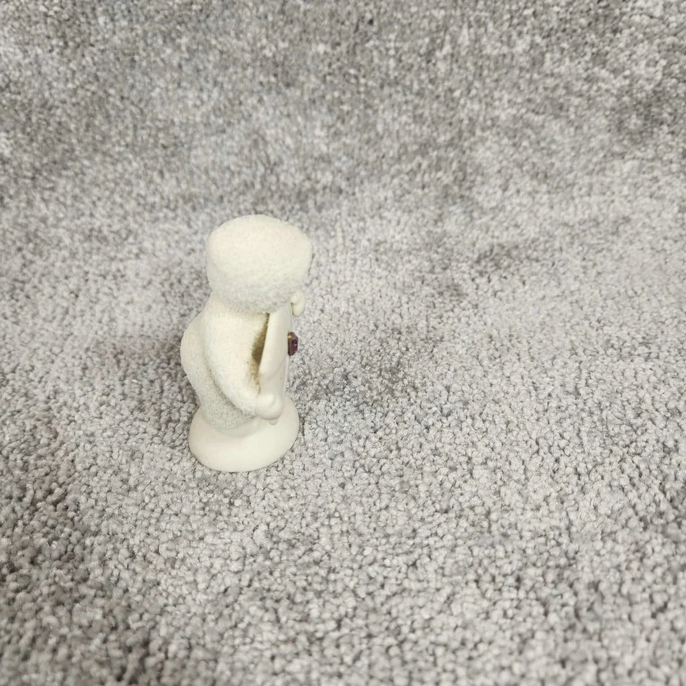 Department 56 Snowbabies Figurines White Glitter Lot‎ of 3